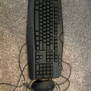 Gaming keyboard and mouse